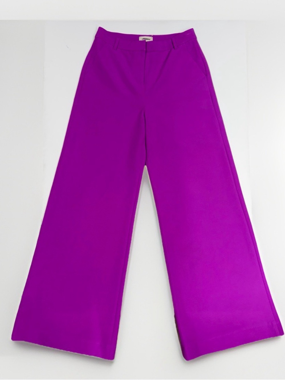 L'AGENCE Pilar Size 4 wide leg trouser pant purple